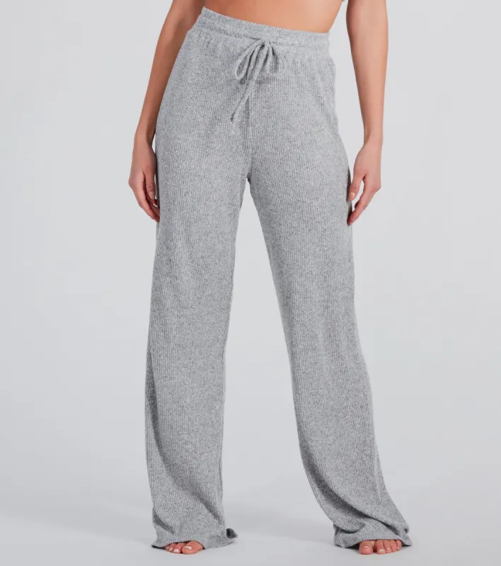 Feeling Bliss Rib Knit Pajama Pants sold by Windsor