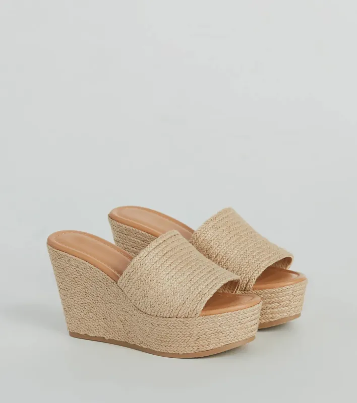 Sunshine Chic Espadrille Wedges sold by Windsor