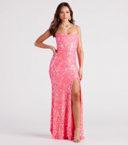 PLACEHOLDER - Gabrielle Formal Sequin Long Dress sold by Windsor