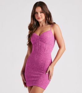 Ready To Celebrate Glitter Dress sold by Windsor