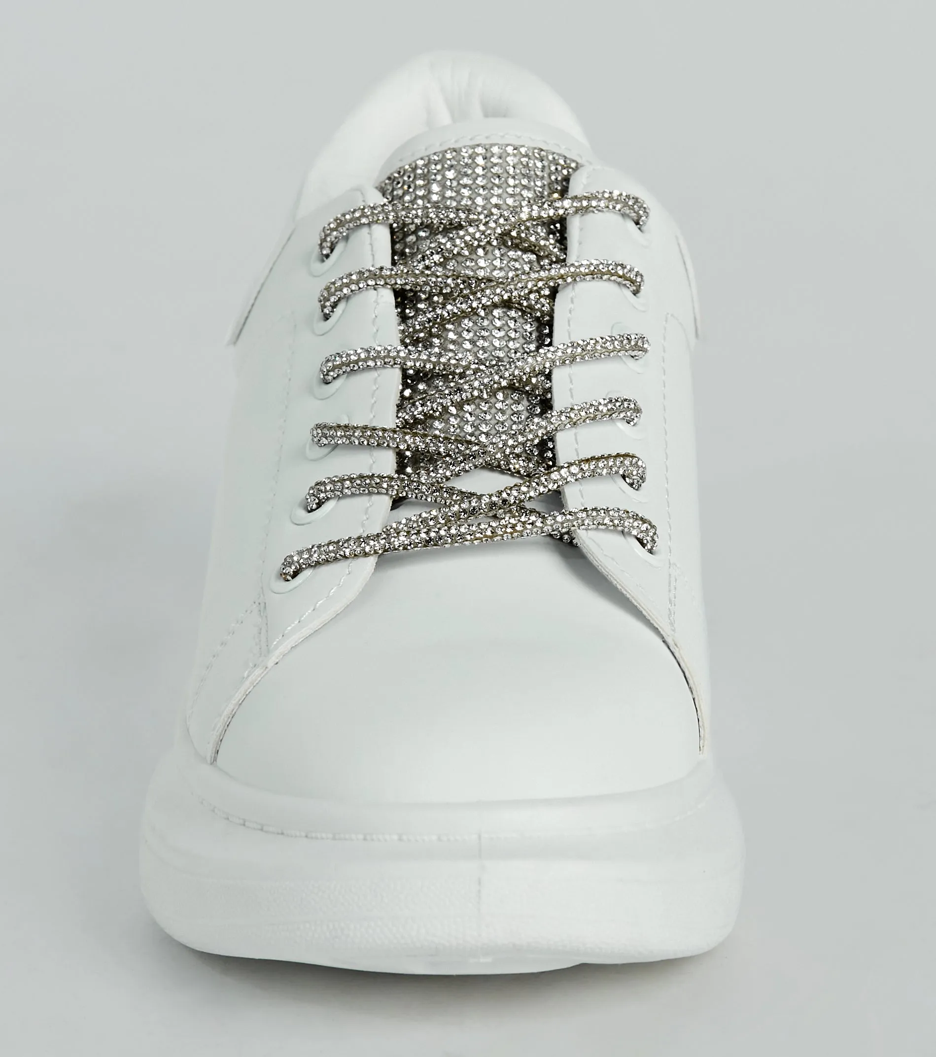 Glam Squad Faux Leather Rhinestone Sneakers sold by Windsor product image thumbnail 3