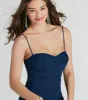 Kaitlyn Cowl Neck Mermaid Mesh Formal Dress sold by Windsor