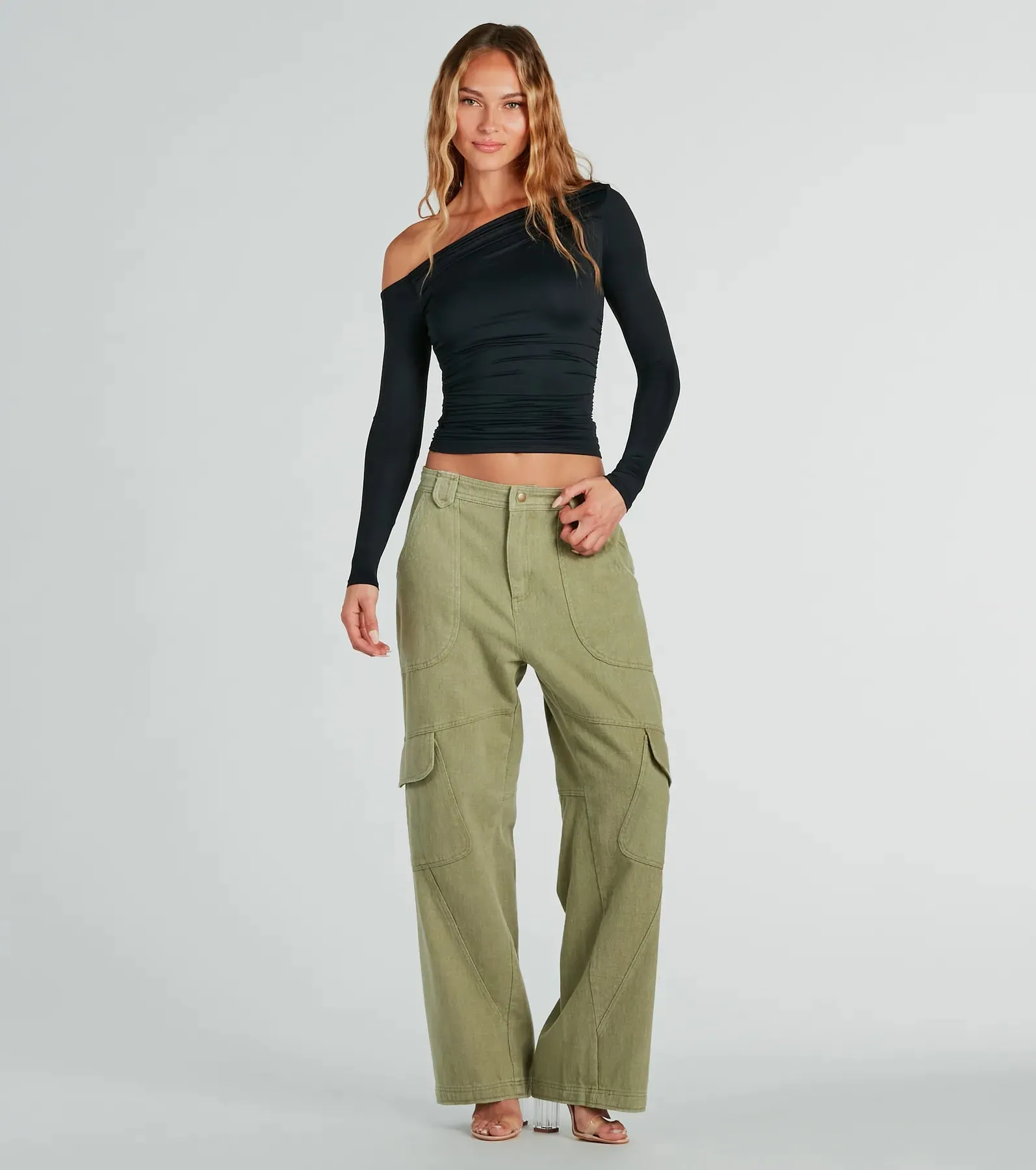 Looking Flawless Smooth Off-The-Shoulder Top sold by Windsor product image thumbnail 4