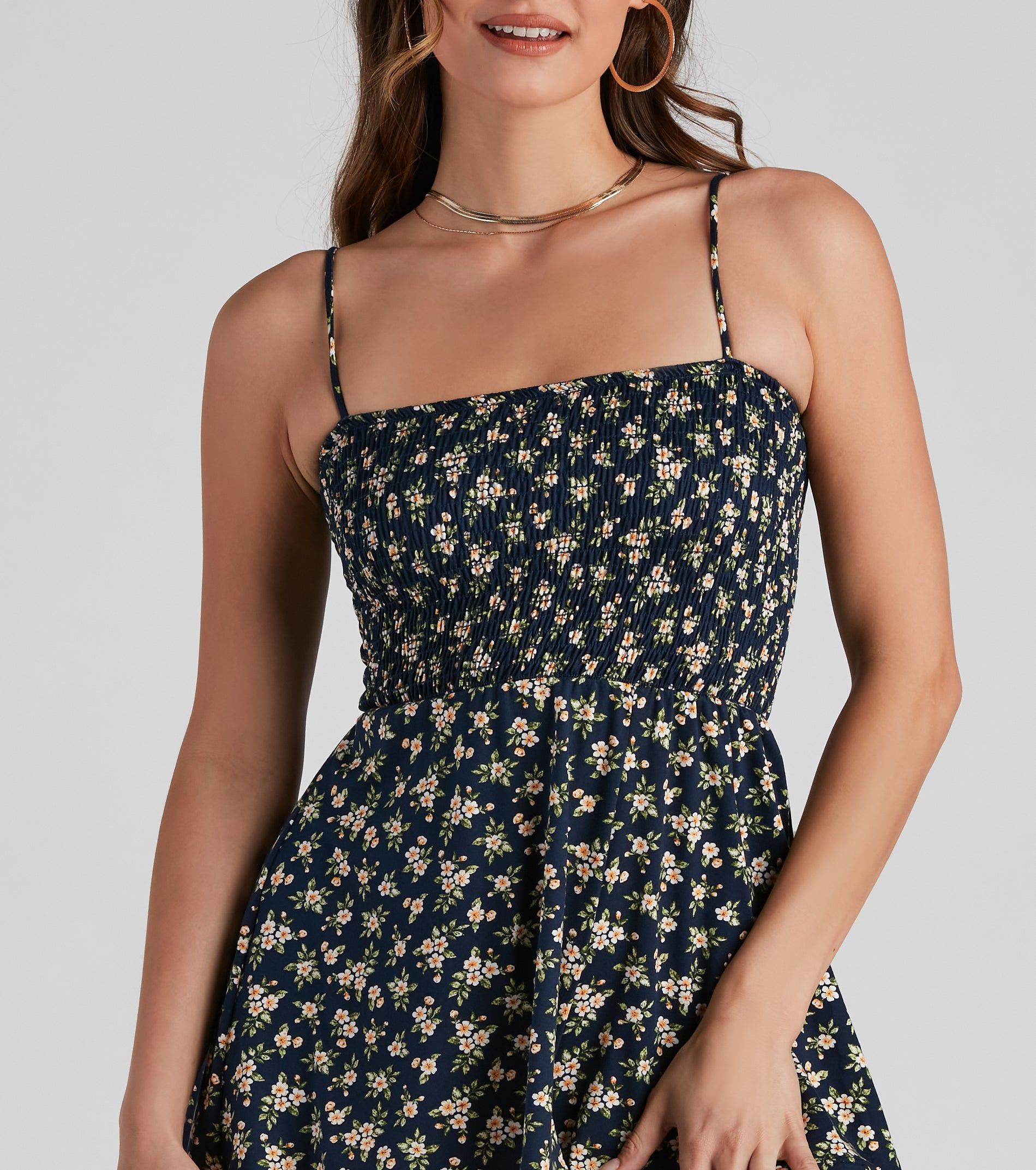 Sweet Vibes Ditsy Floral Romper sold by Windsor product image thumbnail 4