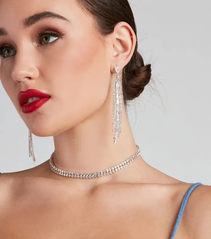 Shimmer And Shine Rhine Earrings sold by Windsor