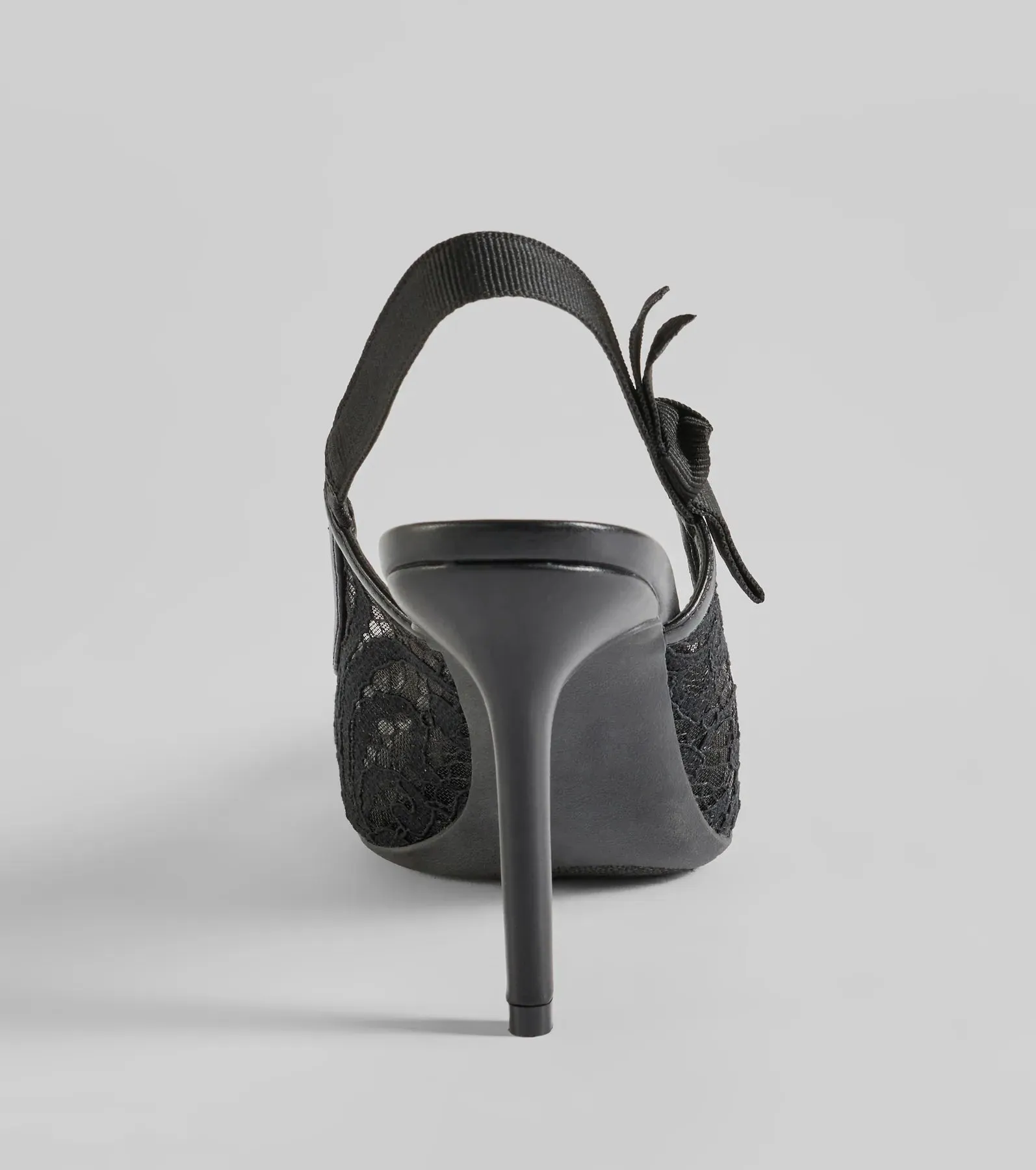 Sweet Cuties Lace Slingback Stiletto Pumps sold by Windsor product image thumbnail 4