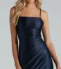 Stunner Status Glitter Satin Mini Dress sold by Windsor