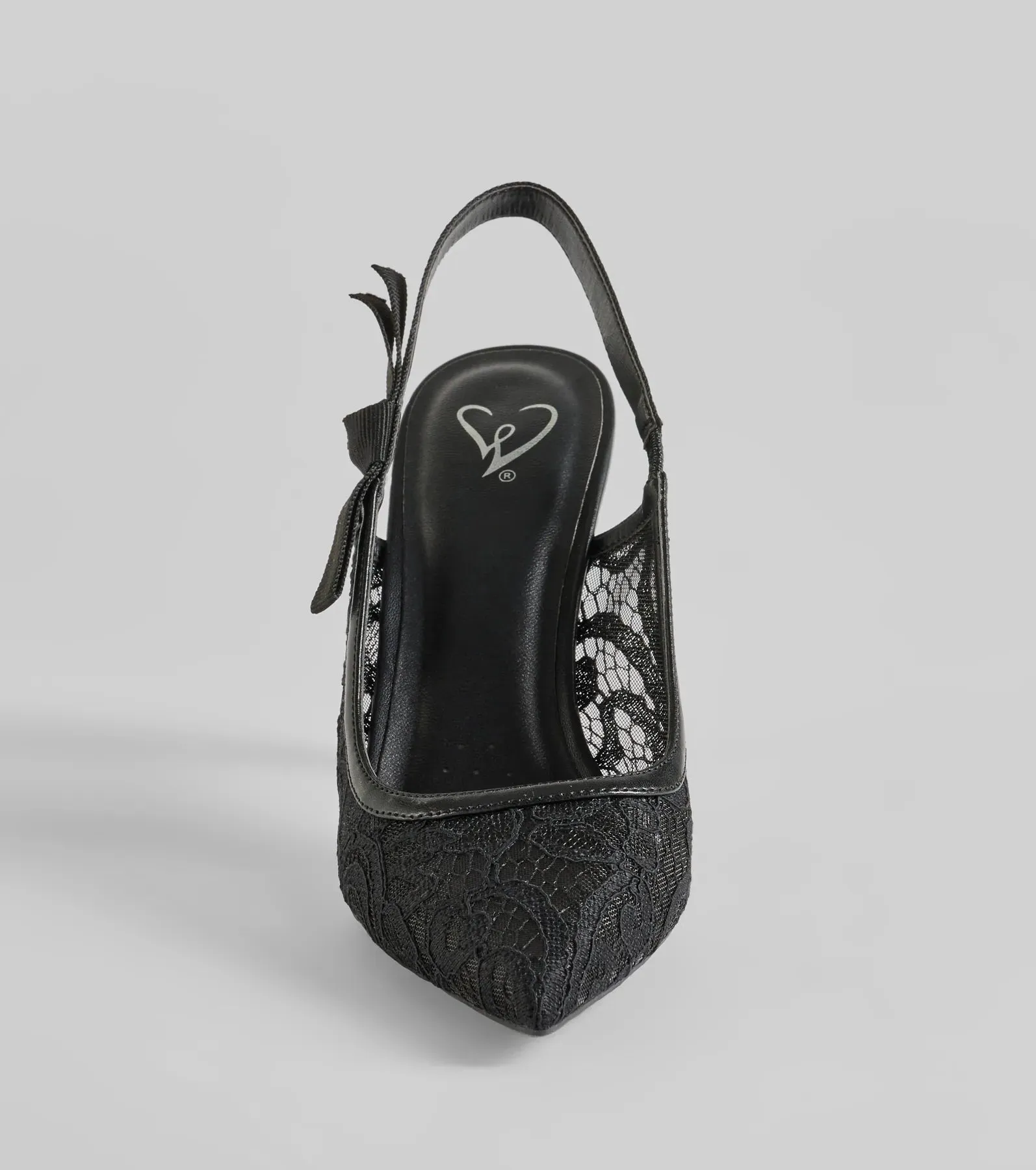 Sweet Cuties Lace Slingback Stiletto Pumps sold by Windsor product image thumbnail 3