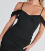Light Up The Night Glitter Mini Dress sold by Windsor