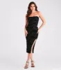 Chic Alert Floral Velvet Burnout Corset Top sold by Windsor