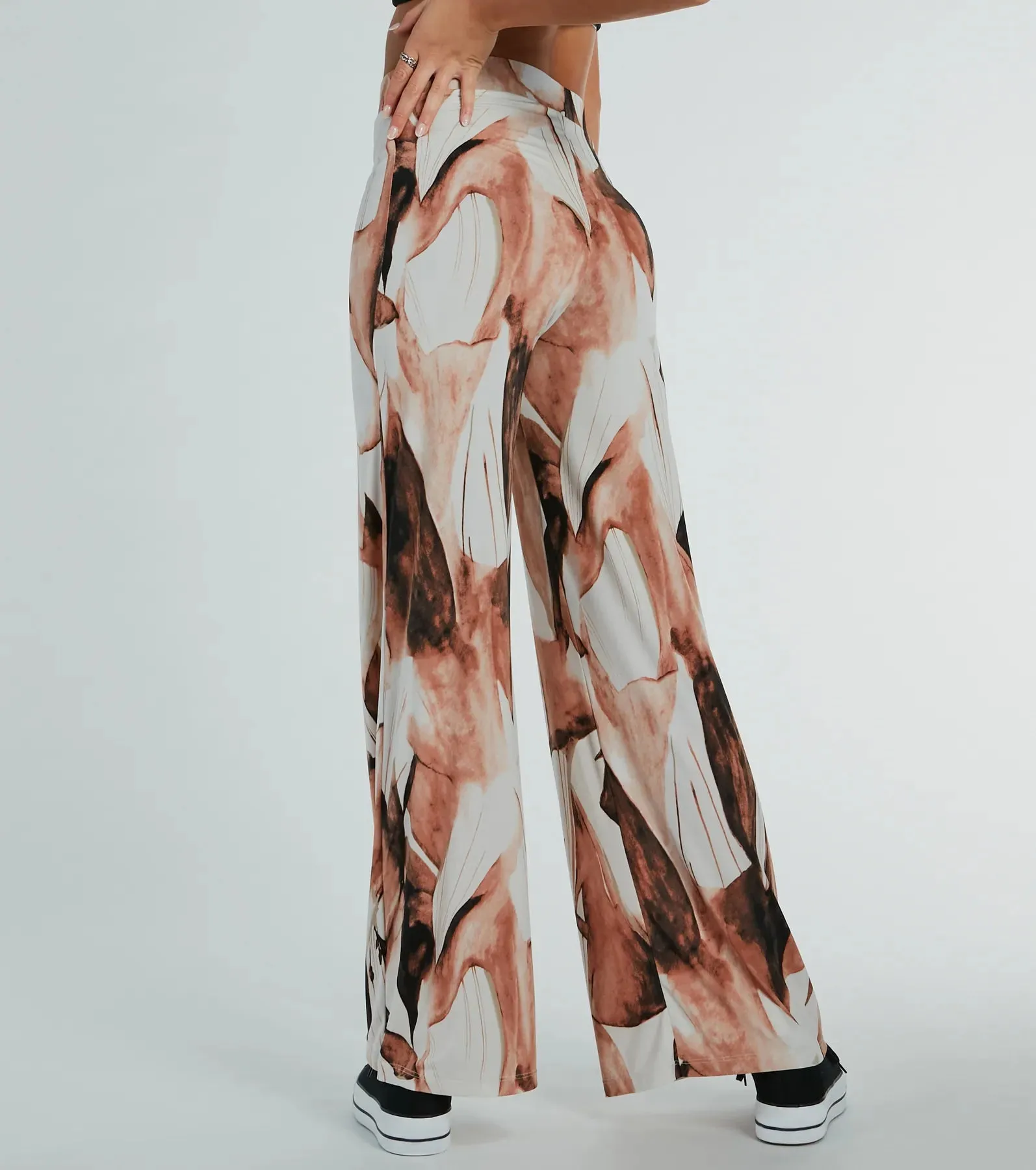 Like A Work Of Art Abstract Wide Leg Palazzo Pants sold by Windsor product image thumbnail 2