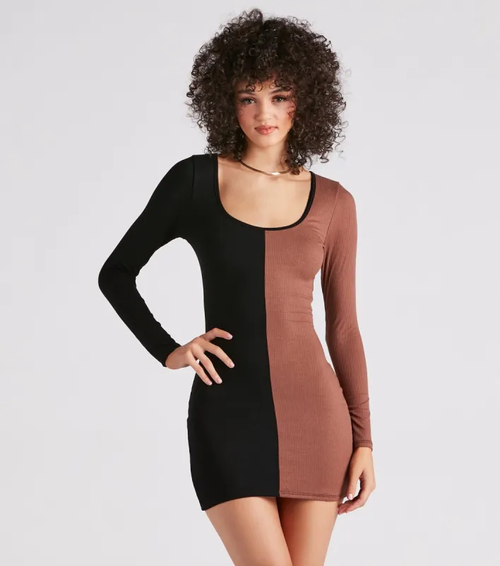Seasonal Surprise Color Block Dress sold by Windsor