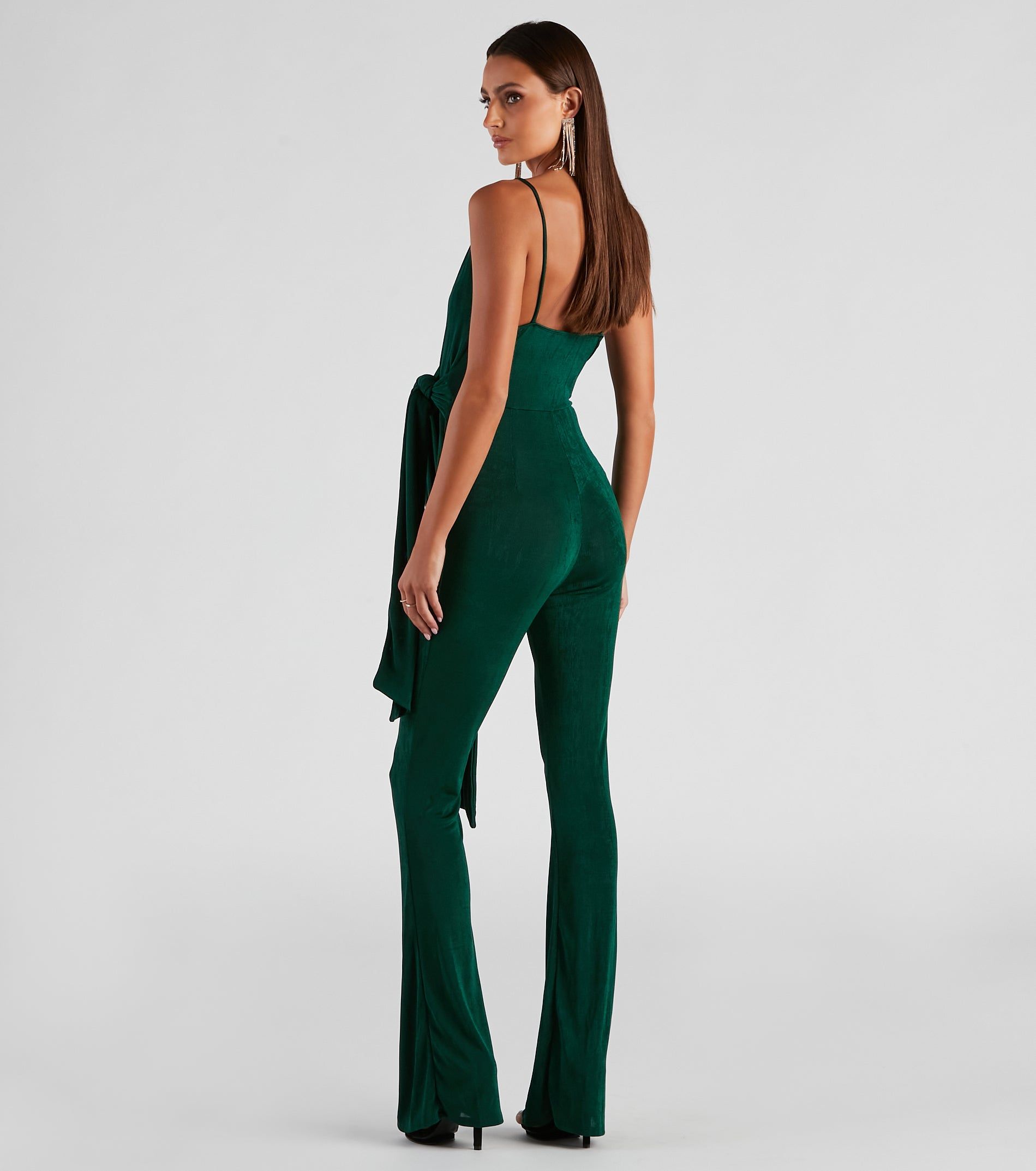 Tied In Knots Surplice Jumpsuit sold by Windsor product image thumbnail 3