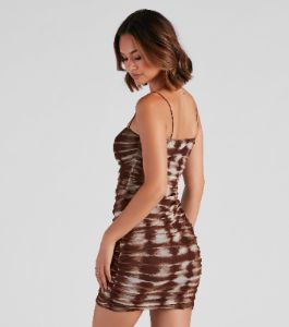A Trendy Fave Mesh Mini Dress sold by Windsor