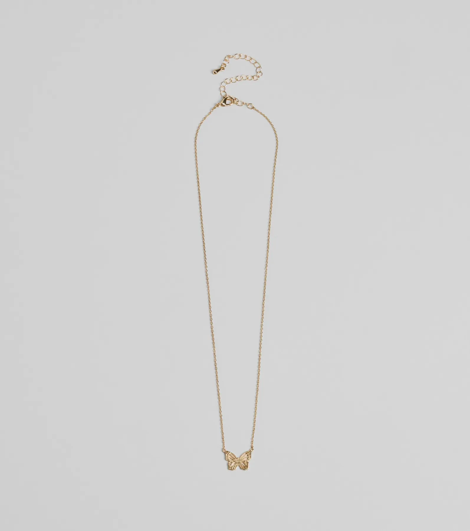 Social Butterfly Charm Necklace sold by Windsor