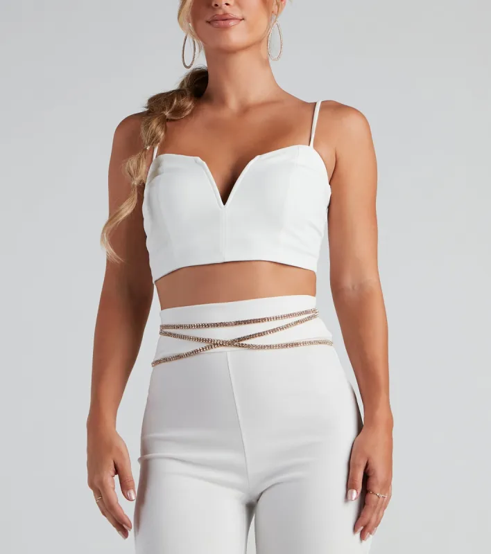 Embellished Look Rhinestone Belt sold by Windsor