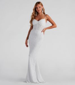Kelsie Formal Glitter Mermaid Dress sold by Windsor