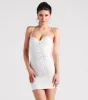 CLEARANCE - Let Your Beauty Shine Rhinestone Mini Dress sold by Windsor