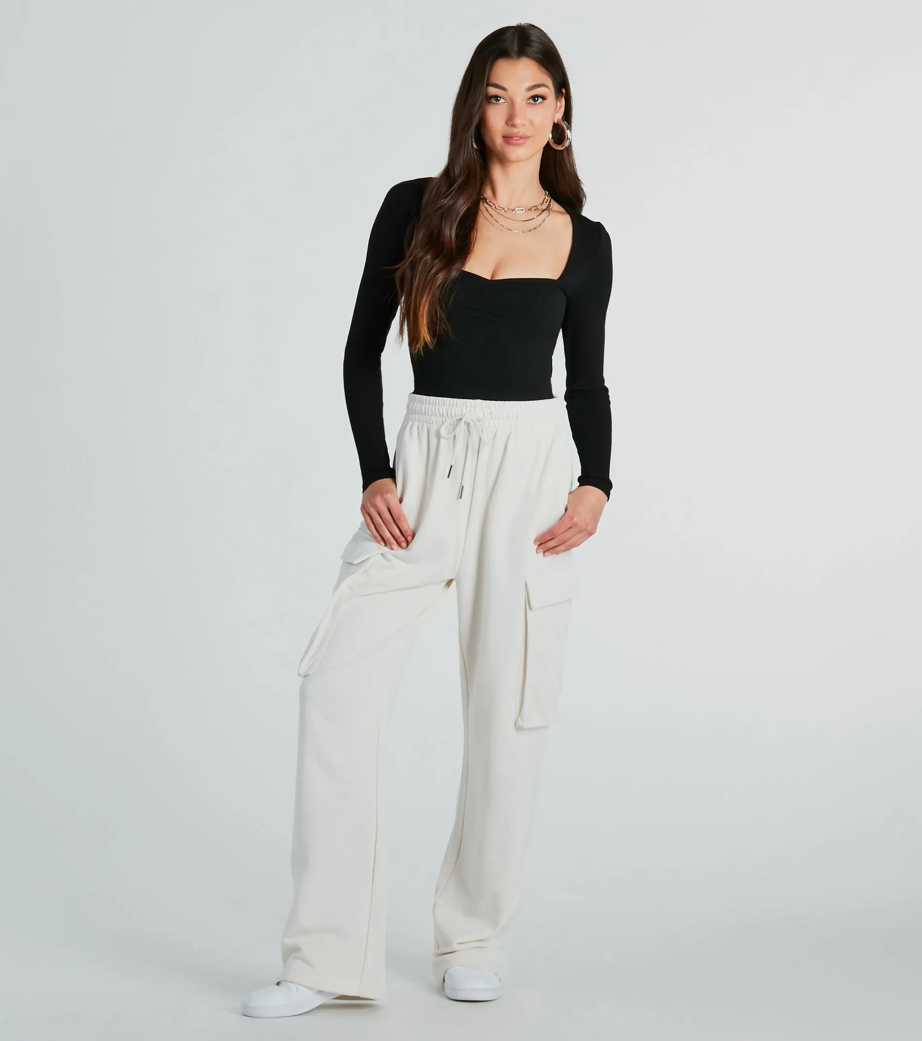 Signature Stunner Long Sleeve Rib Knit Top sold by Windsor