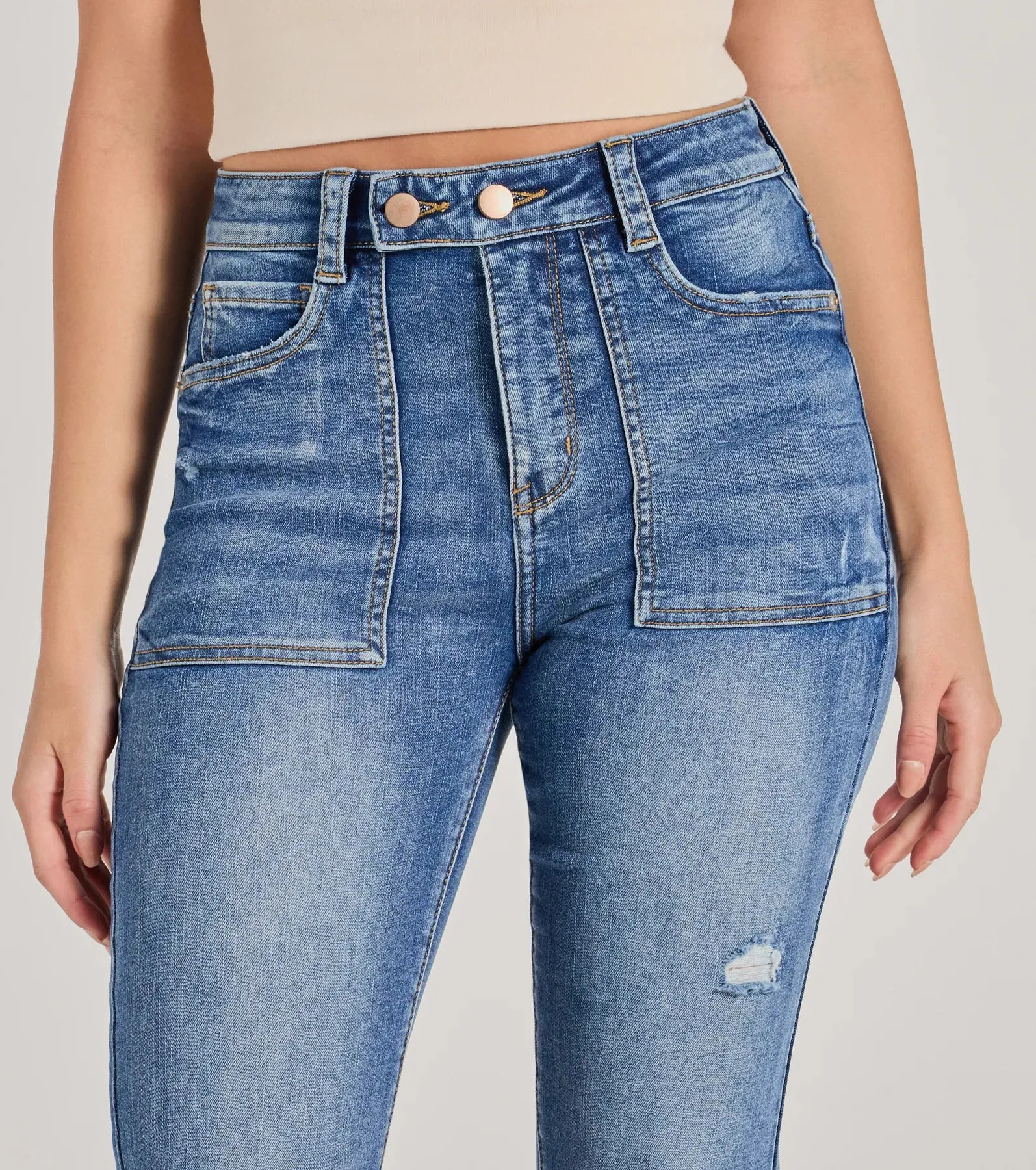 Easy Favorite Mid-Rise Flare Denim Jeans sold by Windsor product image thumbnail 4