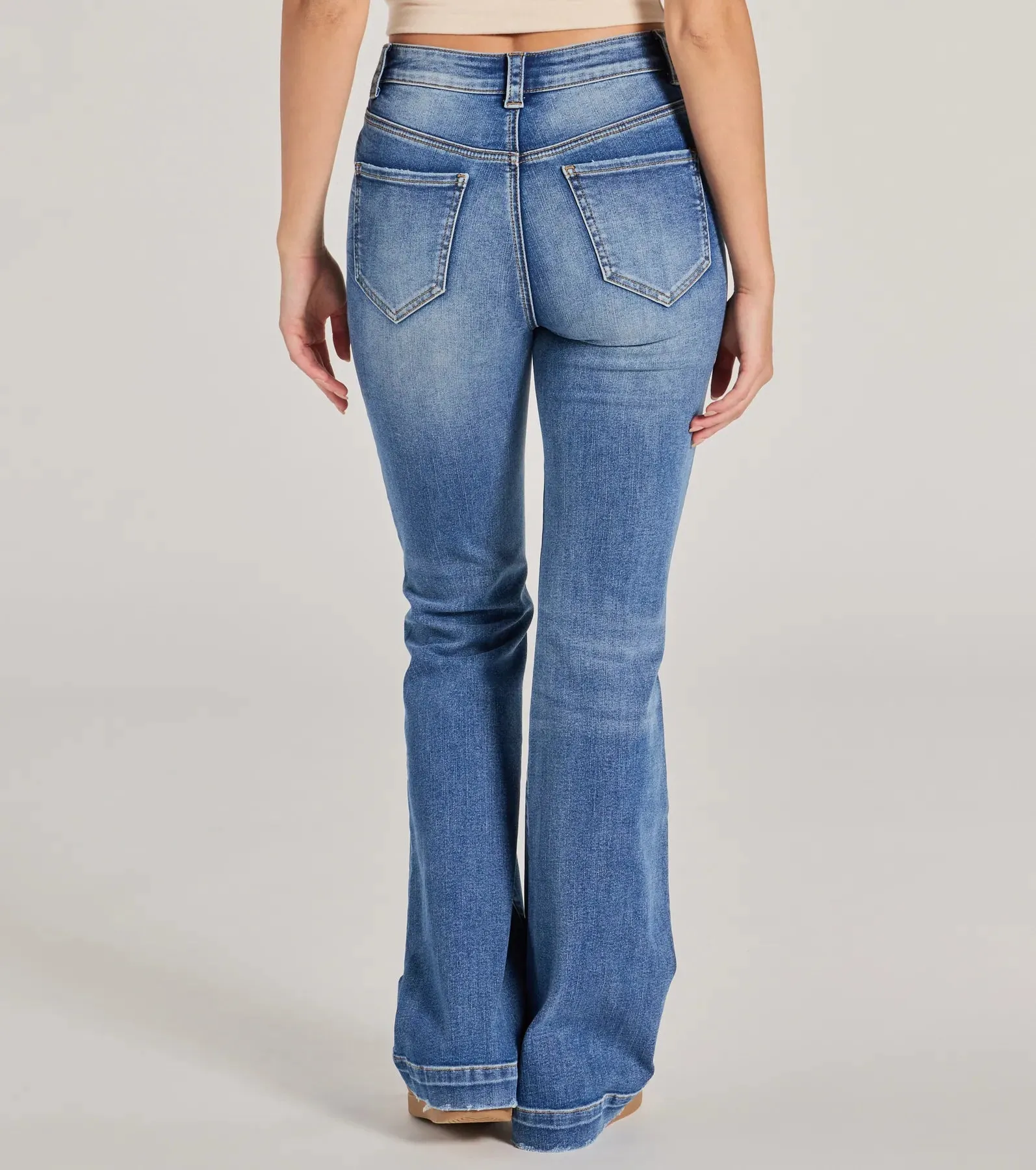 Easy Favorite Mid-Rise Flare Denim Jeans sold by Windsor product image thumbnail 2