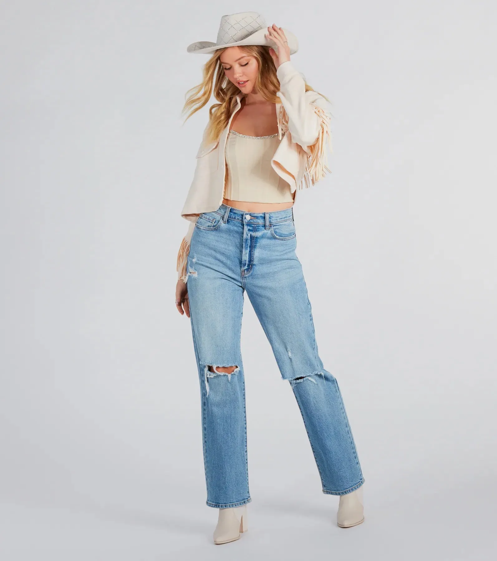 Country Side Luxe Rhinestone Cowboy Hat sold by Windsor product image thumbnail 2