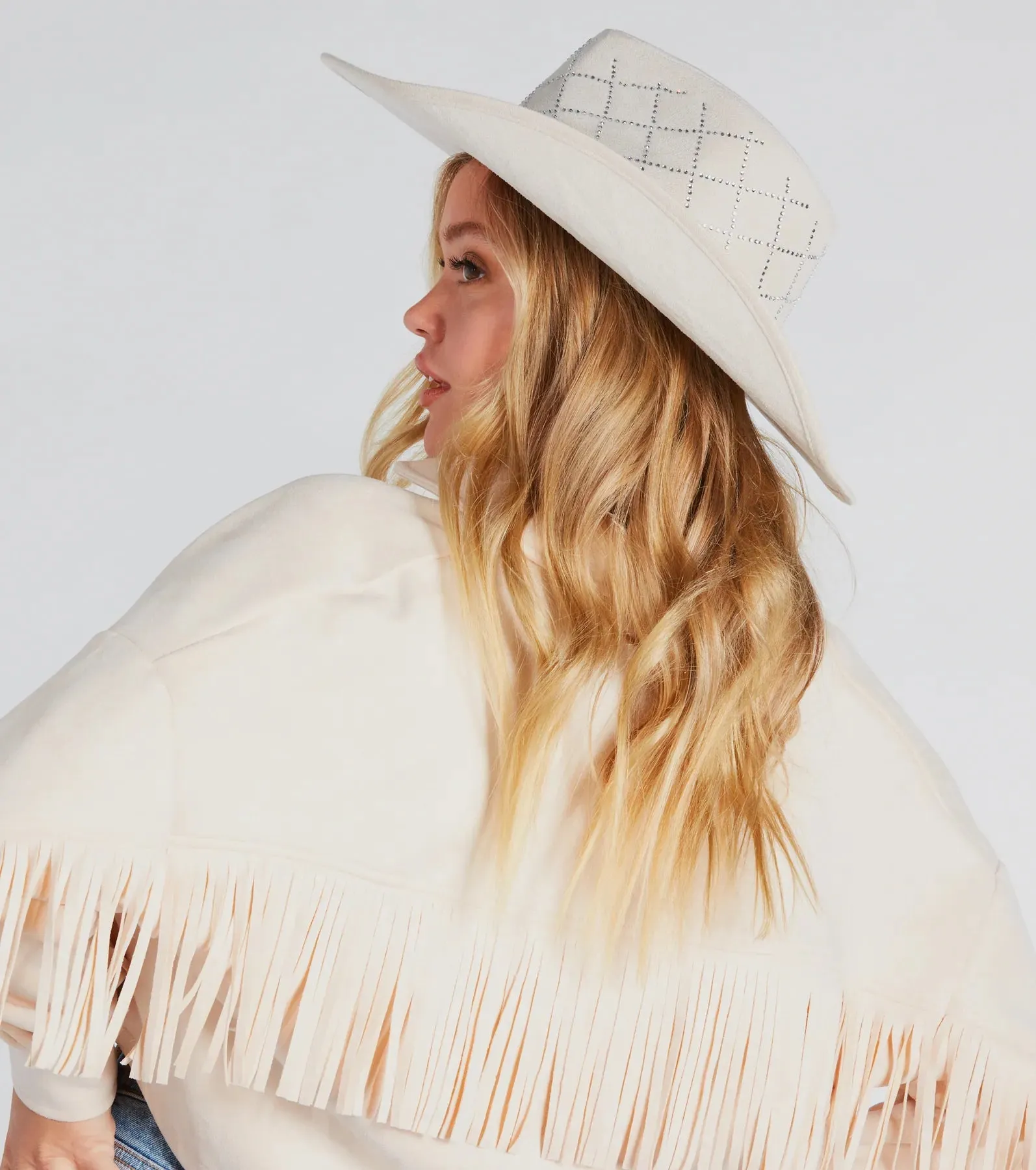 Country Side Luxe Rhinestone Cowboy Hat sold by Windsor product image thumbnail 3