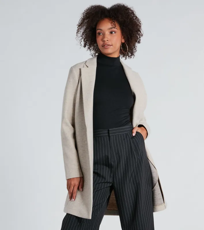 Always A Classic Faux Wool Trench Coat sold by Windsor