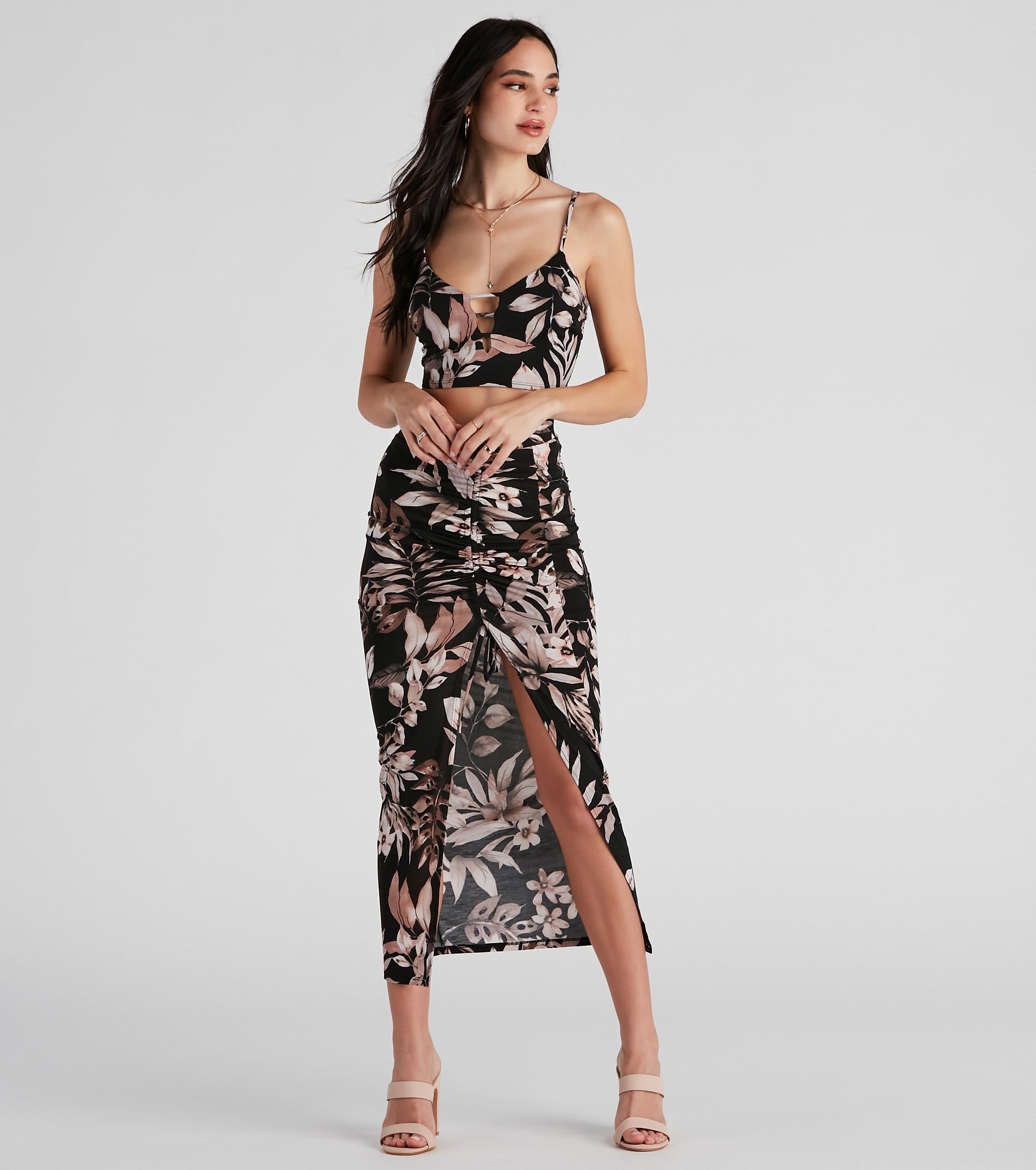 Island Flower Lattice Tank Top sold by Windsor product image thumbnail 3