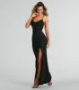 Arlene Open Back Mermaid Glitter Formal Dress sold by Windsor