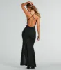 Arlene Open Back Mermaid Glitter Formal Dress sold by Windsor