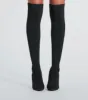 Knit Girl Thigh-High Block Heel Boots sold by Windsor