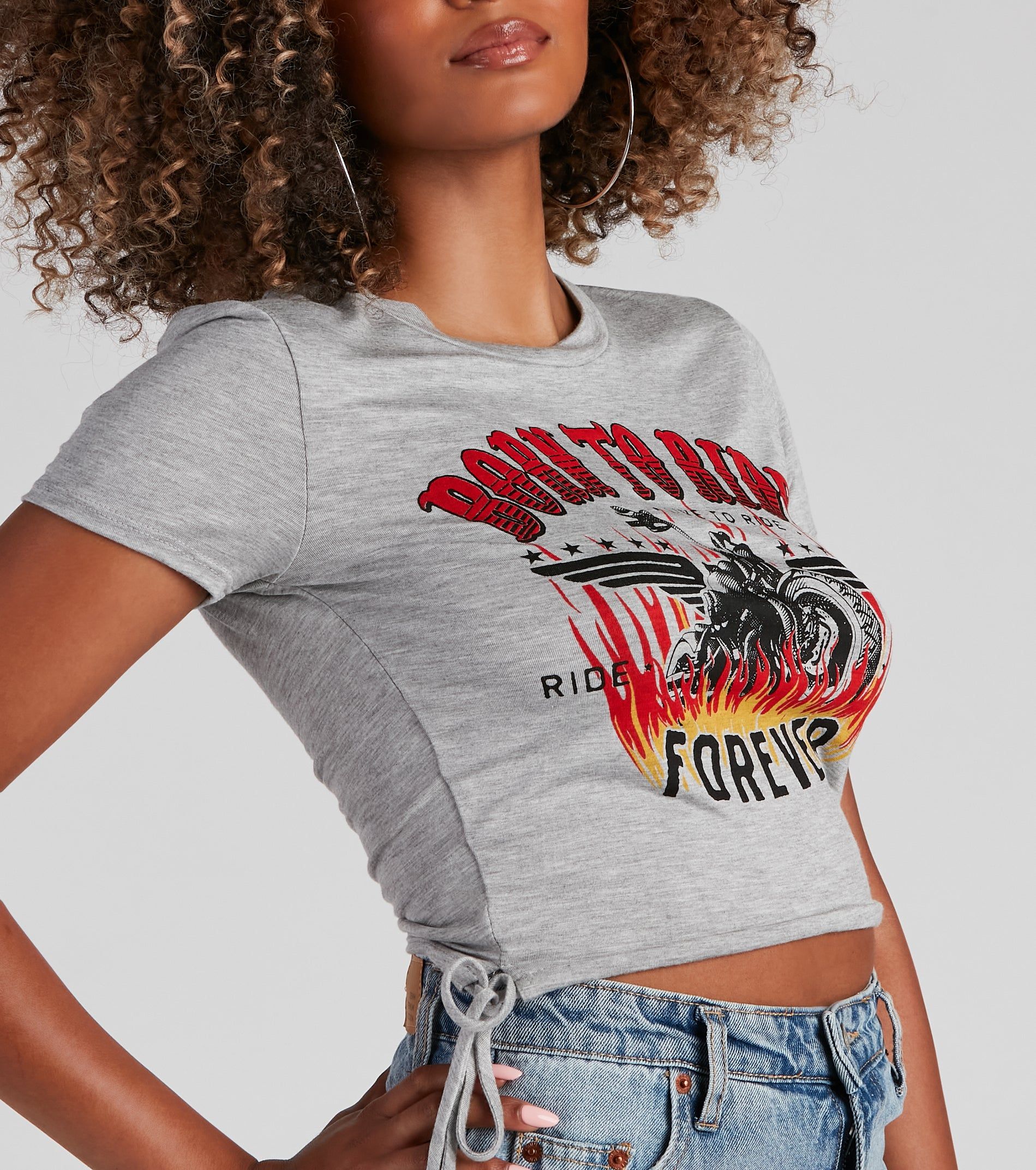 Born To Ride Jersey Graphic Tee sold by Windsor product image thumbnail 4