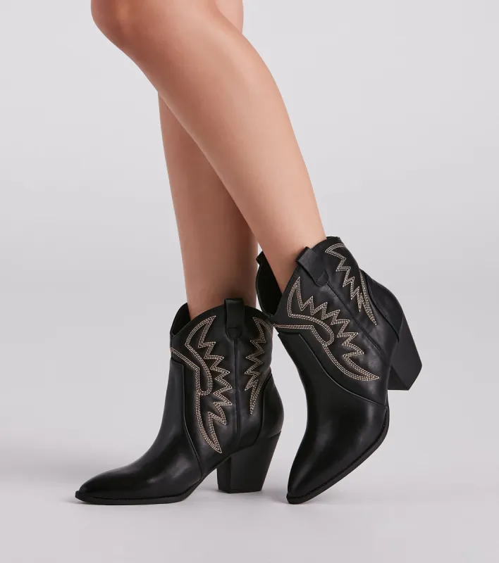 Country Style Cowboy Booties sold by Windsor