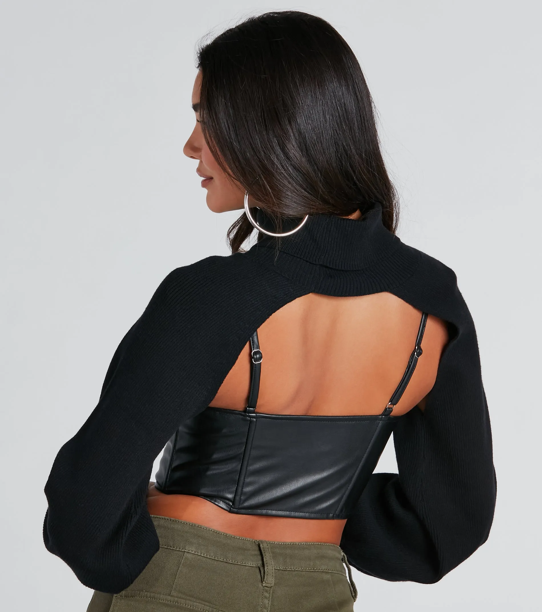 Stay Cozy Turtleneck Sweater Topper sold by Windsor product image thumbnail 2