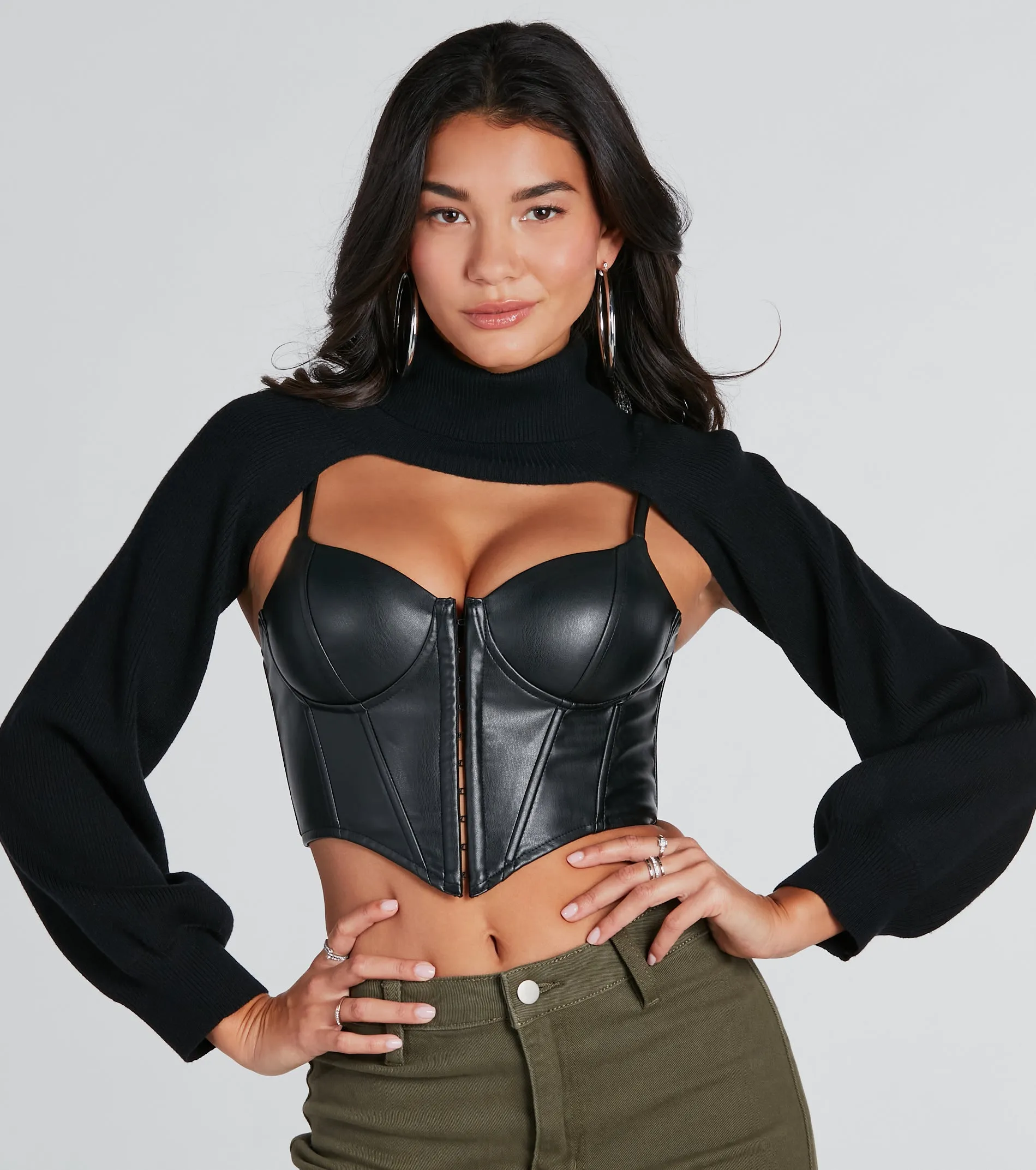 Stay Cozy Turtleneck Sweater Topper sold by Windsor product image thumbnail 3