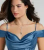 Elegant Glitz Rhinestone Necklace And Earrings Set sold by Windsor