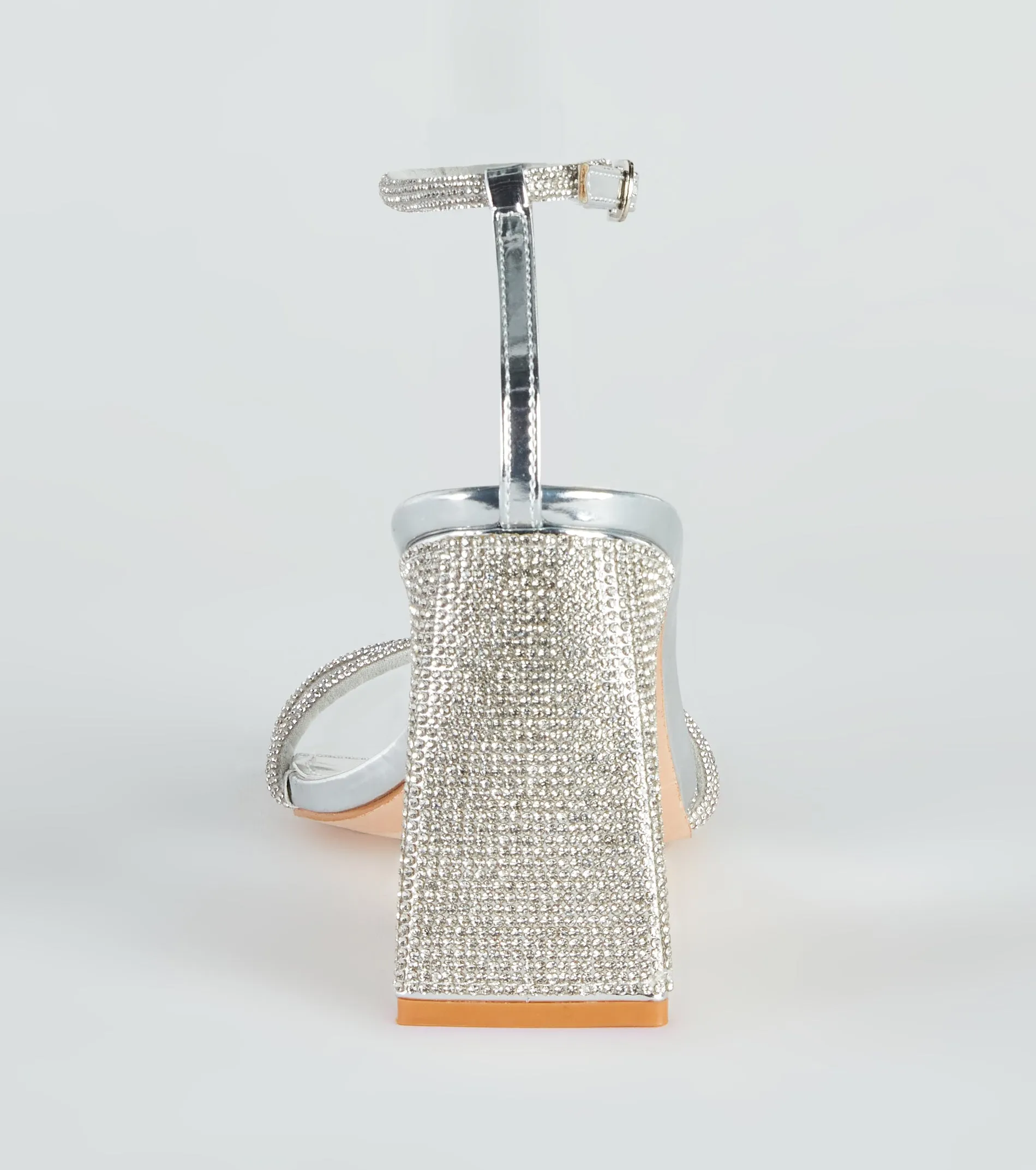 Elevate Your Look Rhinestone Block Heels sold by Windsor product image thumbnail 4