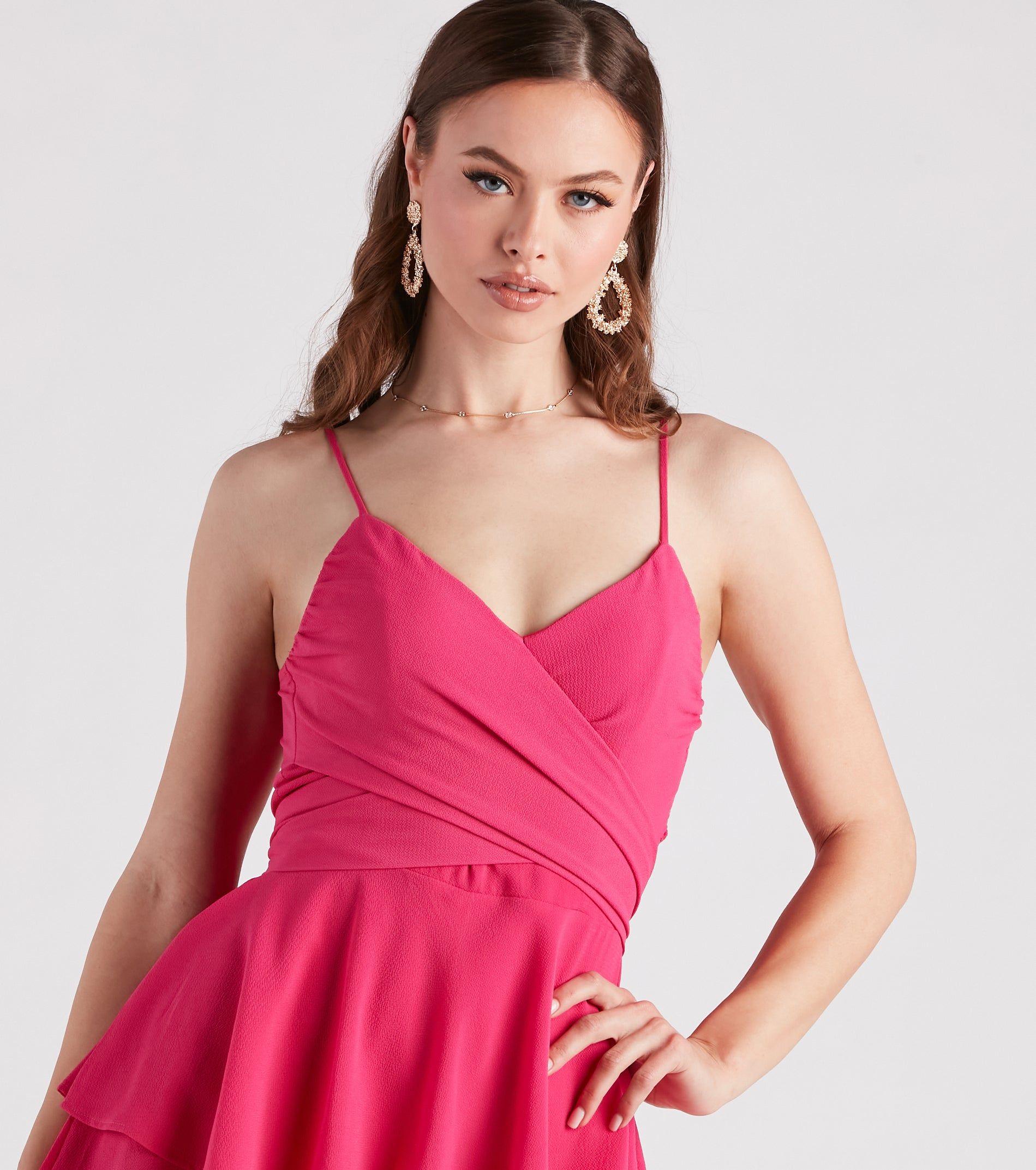 Aren't I Grand Crepe Chiffon Romper sold by Windsor product image thumbnail 4
