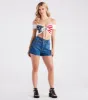 Miss Americana Rib Knit Crop Top sold by Windsor