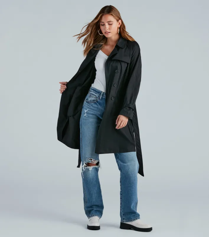 Layer Up Double-Breasted Trench Coat sold by Windsor
