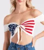 Miss Americana Rib Knit Crop Top sold by Windsor