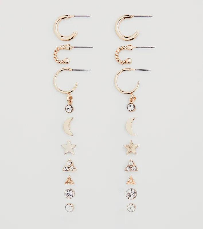 Written In The Stars Eight Earrings Pack sold by Windsor