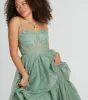 Tia Sweetheart Lace Applique A-Line Ball Gown sold by Windsor