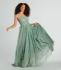 Tia Sweetheart Lace Applique A-Line Ball Gown sold by Windsor