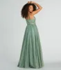 Tia Sweetheart Lace Applique A-Line Ball Gown sold by Windsor