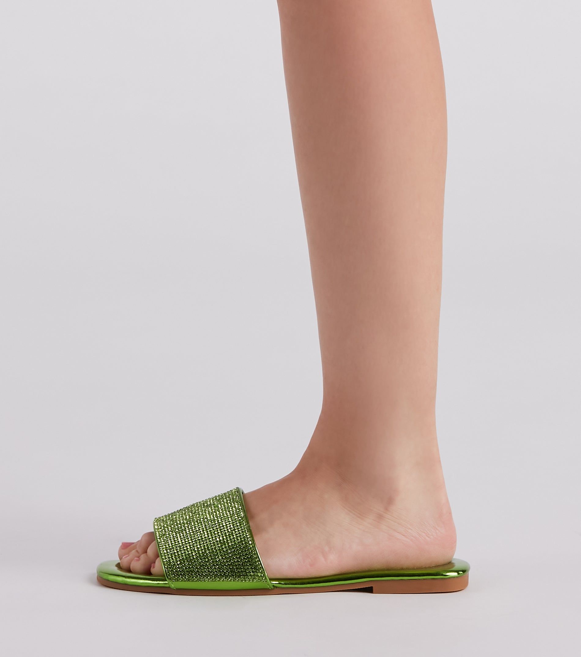 Magic In Metallic Rhinestone Sandals sold by Windsor product image thumbnail 3