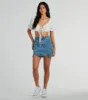 Fresh Look Puff Sleeve Tie-Front Crop Top sold by Windsor