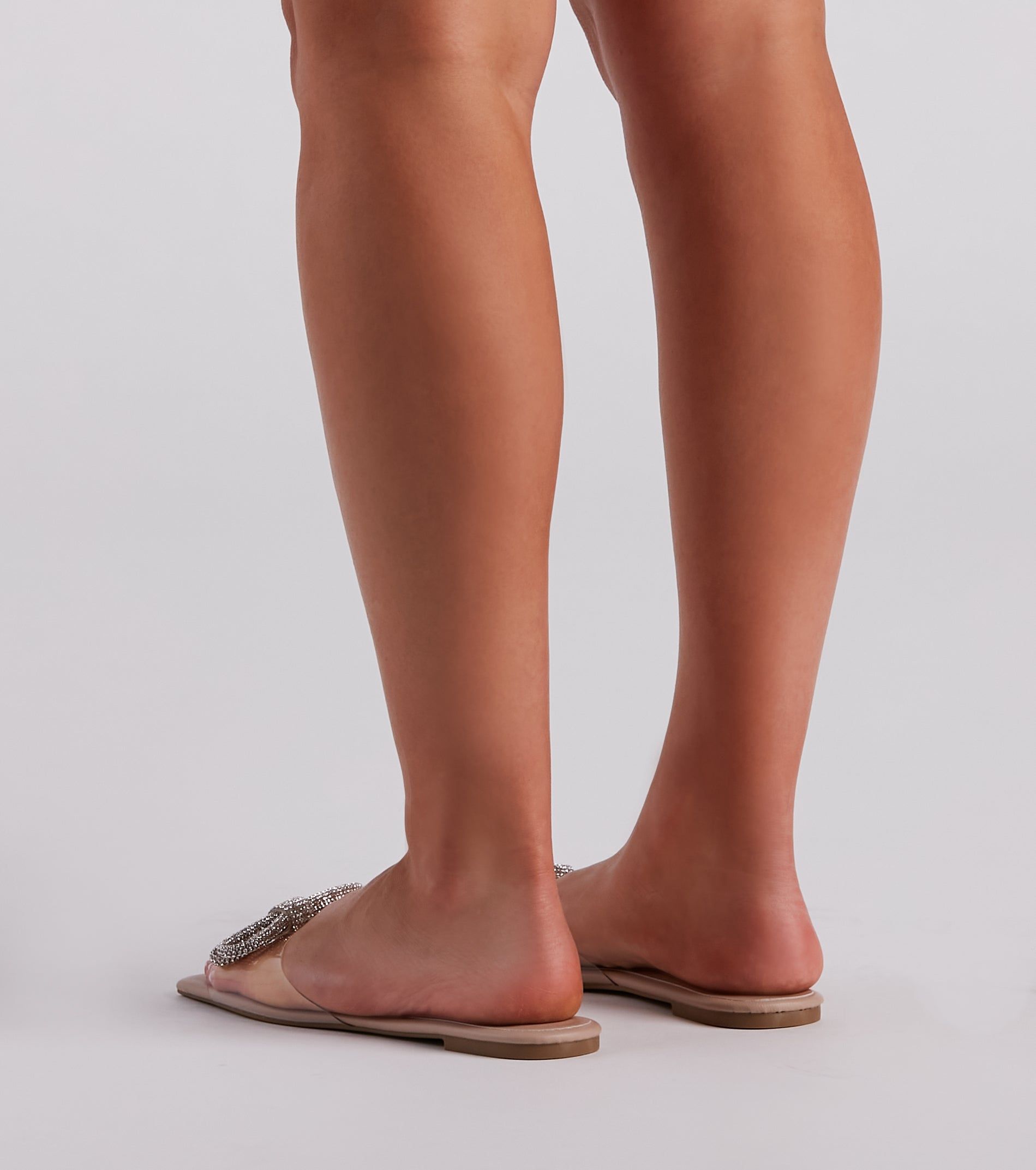 A Little Bit Of Glamour Rhinestone Bow Sandals sold by Windsor product image thumbnail 4