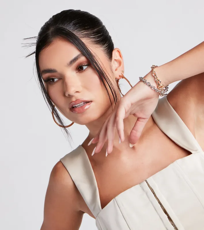 Keep It Contemporary Chain Bracelet sold by Windsor